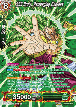 SS3 Broly, Rampaging Express