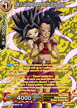 Kale & Caulifla, Preparations for Potara-Fusion