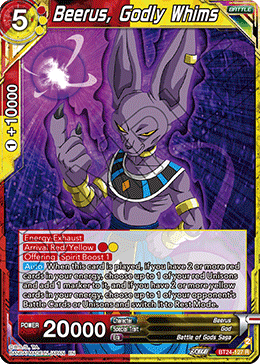 Beerus, Godly Whims