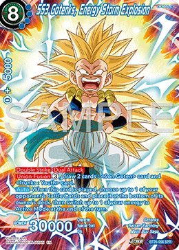 SS3 Gotenks, Energy Storm Explosion